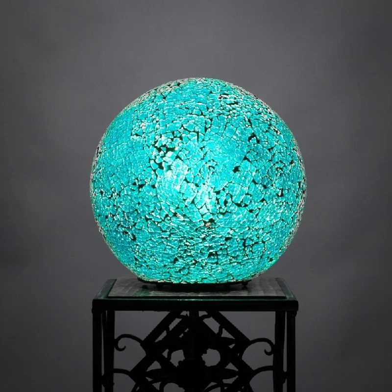 modern minimalist table lamps for contemporary living roomsmodern minimalist table lamps for contemporary living roomsToltec Fusion 1 Light Accent Lamp 8" Turquoise Fusion Glass