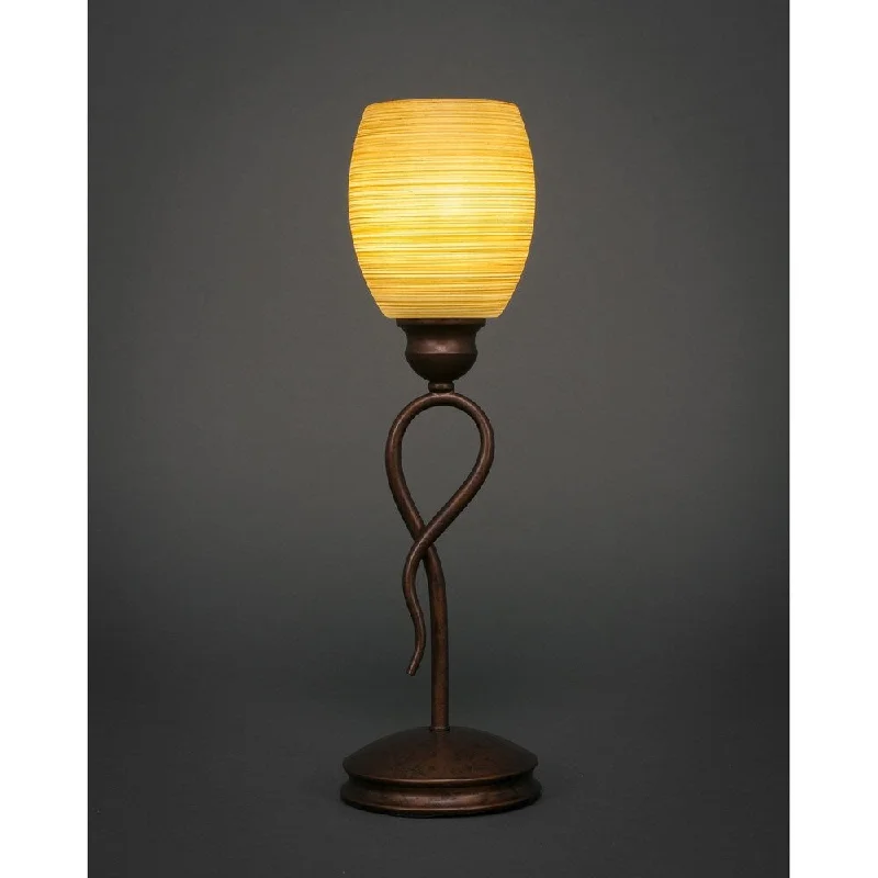 victorian style table lamps with ornate details for traditional homesvictorian style table lamps with ornate details for traditional homesToltec Leaf 1 Light Accent Lamp Shown In Bronze Finish With 5" Cayenne Linen Glass Shade