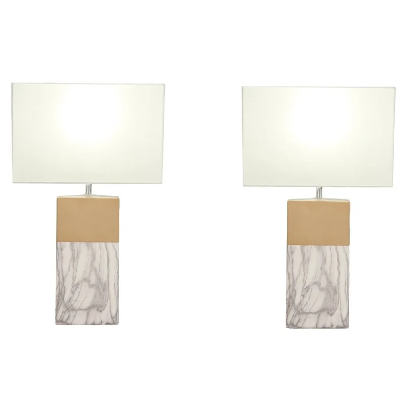crystal table lamps with dazzling prisms for a glamorous effectcrystal table lamps with dazzling prisms for a glamorous effectUrban Designs 25-inch Rectangular Column Ceramic Table Lamp (Set of 2)
