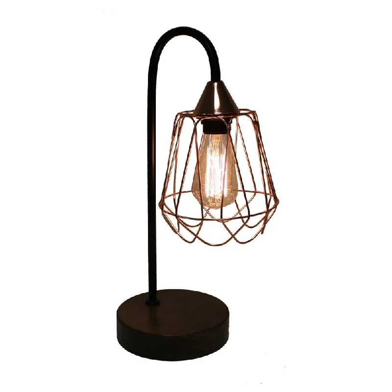 crystal table lamps with dazzling prisms for a glamorous effectcrystal table lamps with dazzling prisms for a glamorous effectUrban Designs Copper And Wood 20-Inch Table Lamp