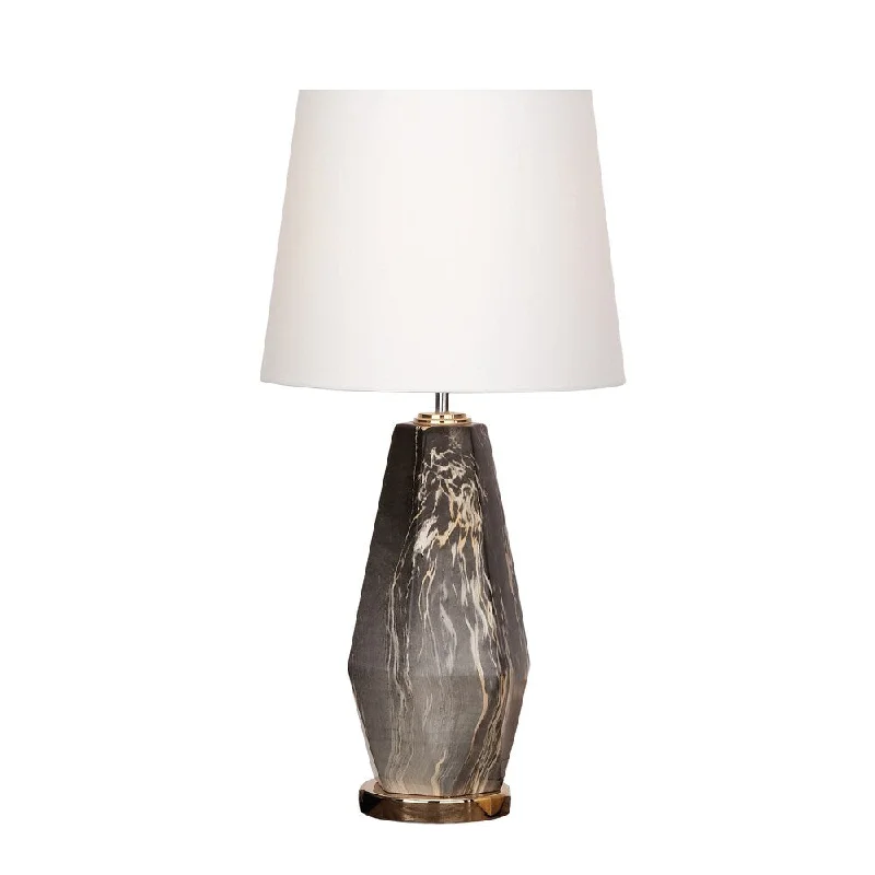 asian inspired table lamps with bamboo accents for a zen atmosphereasian inspired table lamps with bamboo accents for a zen atmosphereUrban Designs Daphnie Grey Ceramic Glazed Diamond-shaped Table Lamp