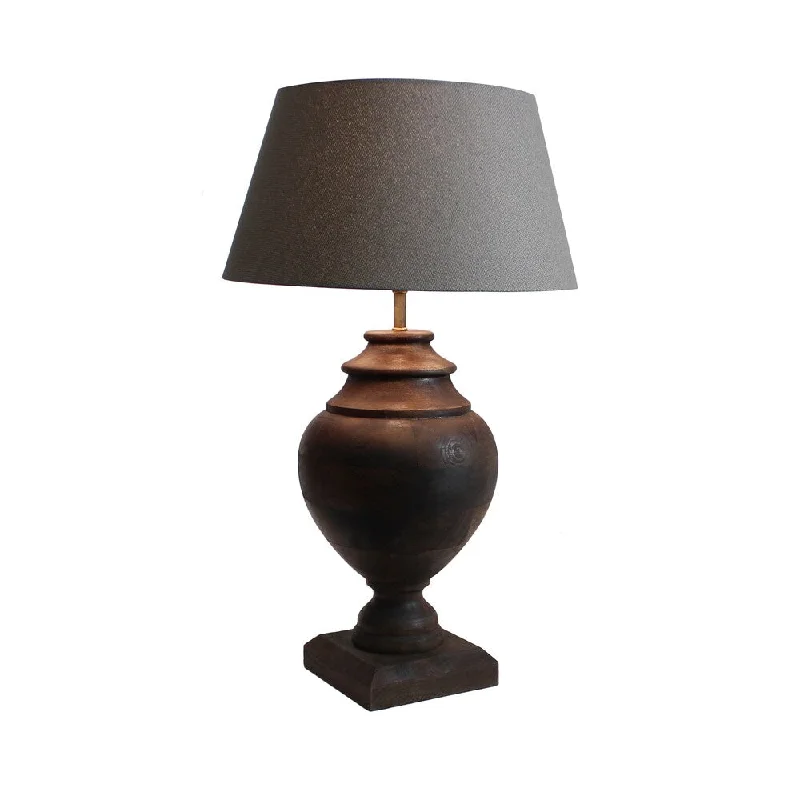 asian inspired table lamps with bamboo accents for a zen atmosphereasian inspired table lamps with bamboo accents for a zen atmosphereUrban Designs Milazzo 24-Inch Solid Wood Jar Table Lamp
