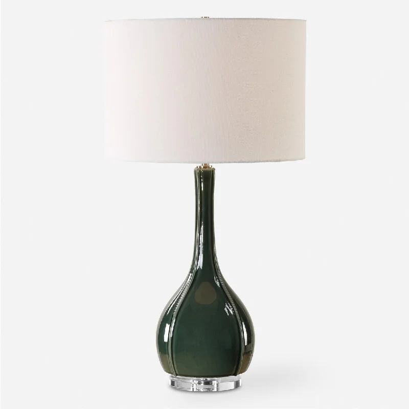 victorian style table lamps with ornate details for traditional homesvictorian style table lamps with ornate details for traditional homesUttermost Essex Green Glass Table Lamp - 27.25" H X 15" W X 15" D