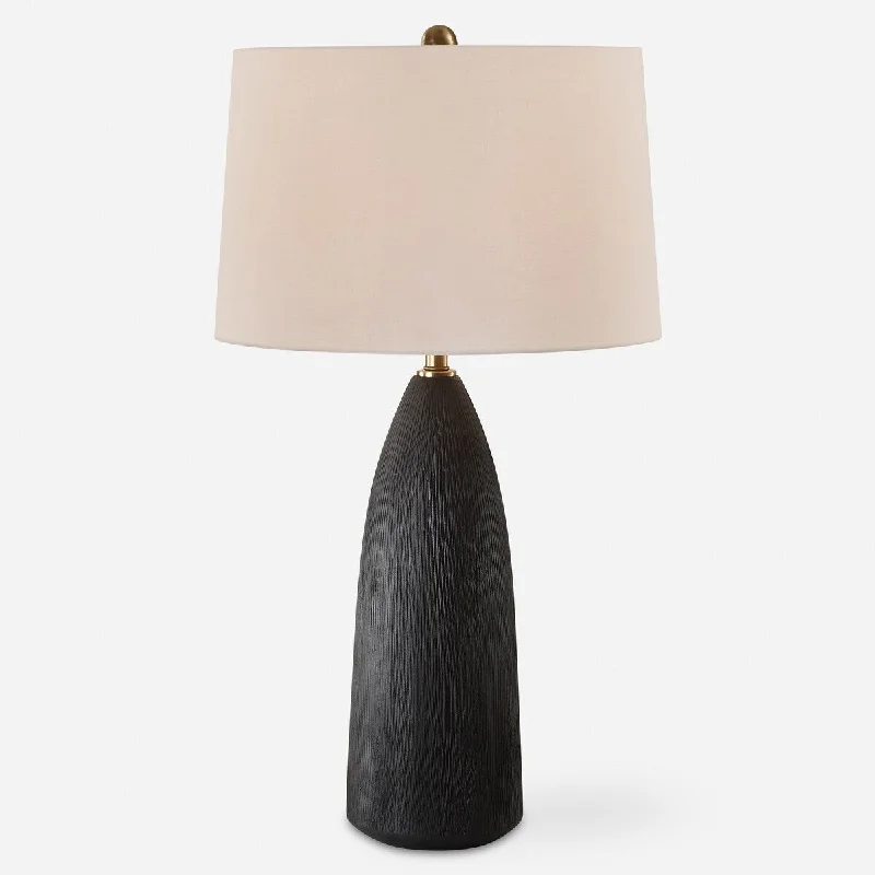 coastal style table lamps with nautical elements for beach housescoastal style table lamps with nautical elements for beach housesUttermost Jett Black Table Lamp - 35'' H X 19'' W X 19'' D