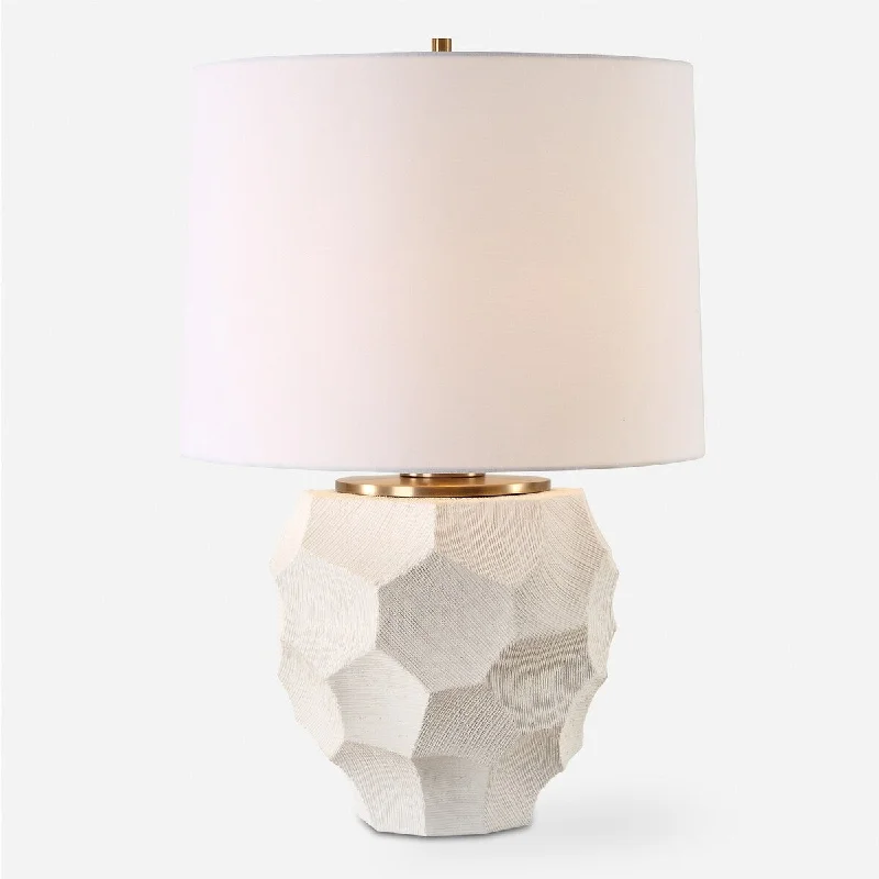 asian inspired table lamps with bamboo accents for a zen atmosphereasian inspired table lamps with bamboo accents for a zen atmosphereUttermost On Edge Chalk White Table Lamp - 28" H X 19" W X 19" D