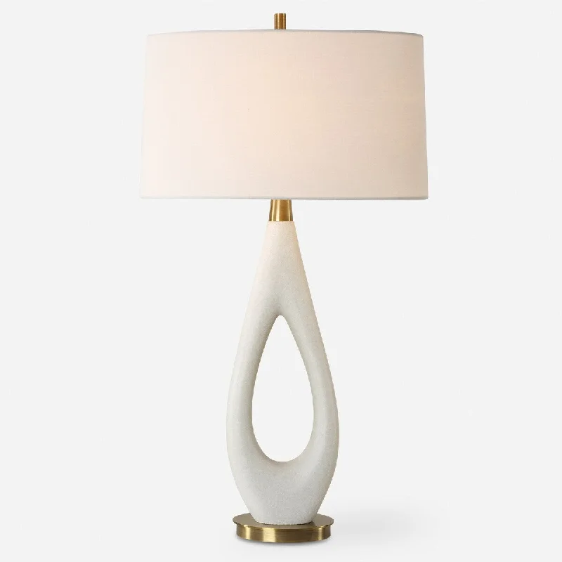 marble table lamps with a luxurious veined pattern for high end decormarble table lamps with a luxurious veined pattern for high end decorUttermost Promenade White Table Lamp - 33.25" H X 18" W X 12" D