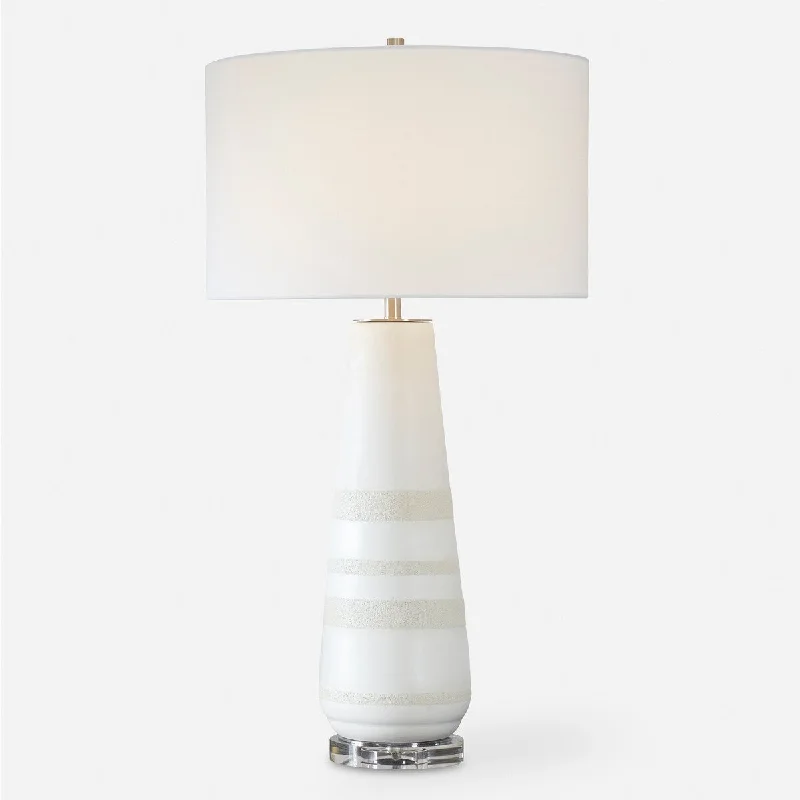 rustic farmhouse table lamps for cozy kitchensrustic farmhouse table lamps for cozy kitchensUttermost Santino Crackled Ivory Table Lamp - 31" H X 17" W X 17" D